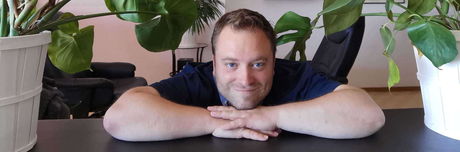 Patrick Tissot dans son cabinet d'hypnose à Crissier